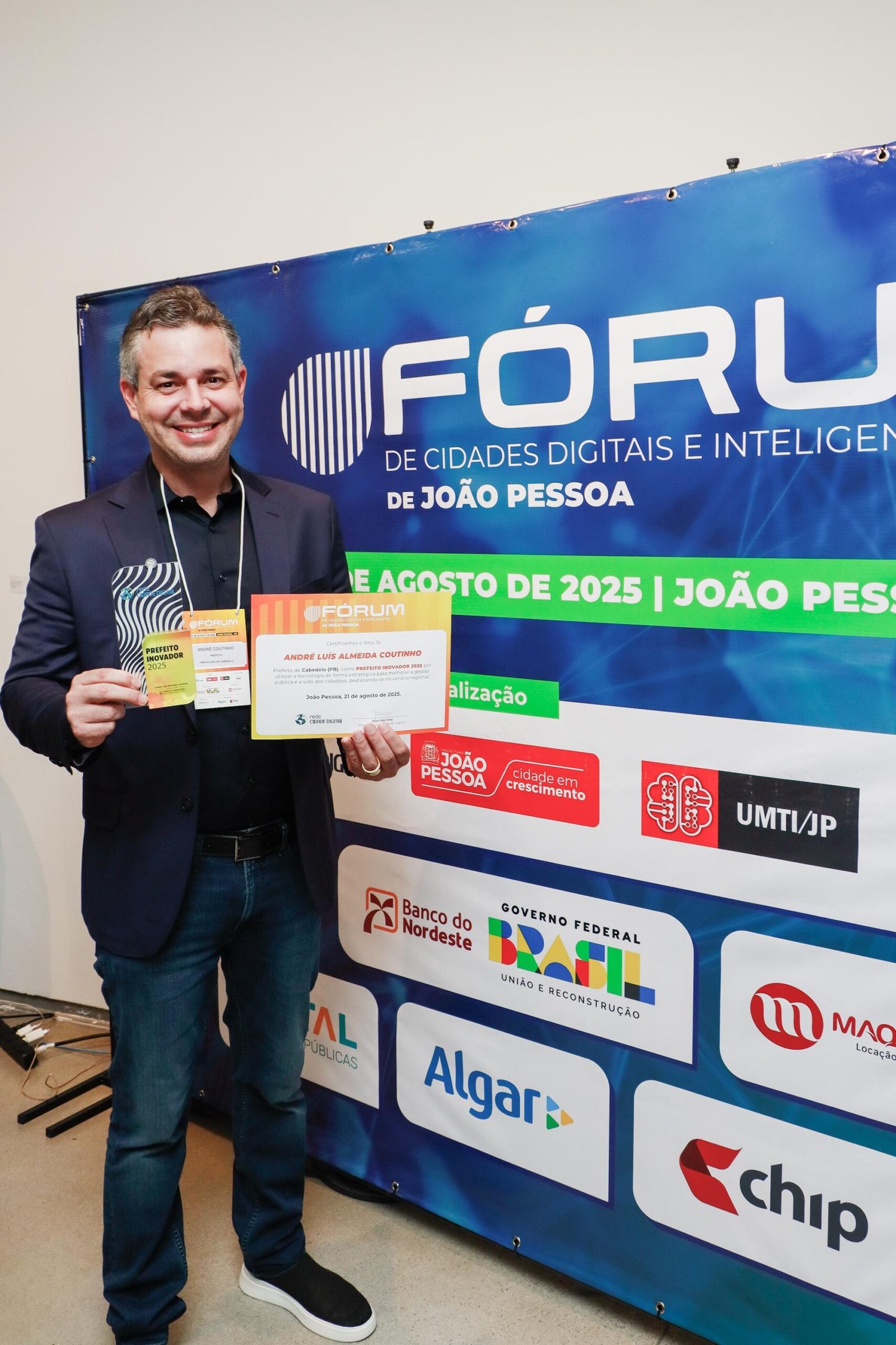 André Coutinho é Reconhecido Como Prefeito Inovador Por Implantar Sistema Pioneiro Na Saúde De Cabedelo